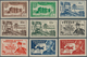 11939 Fezzan: 1949, Imperf Complete Set Of 11 Values, Mint Hinged, Fine And Scarce, Sassone Catalogue Valu - Briefe U. Dokumente