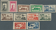 11941 Fezzan: 1949, Definitives Pictorials/Officers, 1fr. To 50fr., Complete Set Of Eleven Values IMPERFOR - Briefe U. Dokumente