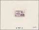 11945 Fezzan: 1949, 15fr. Colonel D'Ornano, Four Epreuve In Brownish Black, Violet, Yellow-brown And Brigh - Lettres & Documents