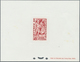 11947 Fezzan: 1950. Lot With One Composite Epreuve D'atelier With Two Stamps For The Complete Charity Set - Briefe U. Dokumente