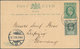 11963 Fiji-Inseln: 1895/1905, Four Different Stat. Postcards Incl. One Prov. Surcharged Issue With Three U - Fidji (...-1970)