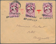 11967 Französisch-Äquatorialafrika: 1949, 3 X 1 Fr Lilac Phoenix, Multiple Franking On Cover With Cds AM-D - Lettres & Documents