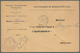 11993 Französisch-Kongo: 1912. Stampless 'Avis D'Emission De Mandat-Poste Local' Envelope Headed 'Afrique - Lettres & Documents