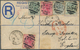 12019 Goldküste: 1891. Registered Gold Coast Colony Postal Stationery Envelope 'two Pence' Blue Upgraded W - Goldküste (...-1957)
