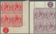 12024 Grenada: 1913, KGV Definitives With Wmk. Mult Crown CA Six Different Stamps Incl. Singles 2½d. Blue, - Grenade (...-1974)