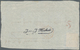 12034 Guatemala: 1867 Incoming Mail: Letter Frontside Bearing QV 1 D. Red, Plate 102 (unclear) Tied By Bar - Guatemala