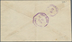 12036A Guatemala: 1897, 2c. Brown/green Uprating A Stationery Envelope 6c. Black/salmon, Domestic Usage Fro - Guatemala