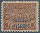 12049 Honduras: 1925, 20 C. AIRMAIL-STAMP Overprinted Type (41) In Blue With Extreme Scarce Variety "inver - Honduras