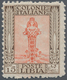 12069 Italienisch-Libyen: 1924/1940, 15 C. Braun/orange Ungebraucht Mit Falzrest In Der Type "C" Gez. 11 M - Libye