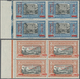 12072 Italienisch-Somaliland: 1924, 6 B To 30 B Alessandro Manzoni Five Values With Red Imprints "SOMALIA - Somalia