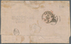 12083 Jamaica: 1870, Entire Letter From KINGSTON To GENOVA, At Quadruple 2/8 Sh Rate Paid By 1 Sh (2), 2 D - Jamaique (1962-...)