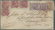 12085 Jamaica: 1873, Cover From KINGSTON To London, Bearing 2 D (49, 4 D, 6 D (2) Of The Crown Cc Watermar - Jamaica (1962-...)