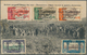 12098 Kamerun: 1916. Guerrier 1c, 5c And 10c, And Libreville 25c And 35c On The Reverse Of An Unused Photo - Cameroun (1960-...)