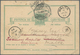 12109 Kap Verde: 1893, Stationery Card, From Cabo Verde Via Lissabonne To Malta, There Redirected To Seame - Kap Verde