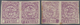 12131 Kolumbien - Departamentos: Tolima: 1886, 2 Pesos Violet, Two Horizontal Pairs, Each On The Left Stam - Colombie