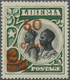 12149 Liberia: 1915. Overprint Definitive Stamp 50 Cent On 2 Dollar, TYPE XIII, Unused. RARE! (Michel 138 - Liberia