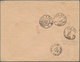 12171 Madagaskar: 1893, Letter With Two Copies Of 25 Cent Type Sage Sent From French Post Office TANANARIV - Autres & Non Classés