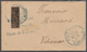 12175 Madagaskar: 1904 (March 10) Provisionals: Bisected Diego Suarez 10c On Small Cover Surcharged ''Affr - Sonstige & Ohne Zuordnung