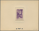 Delcampe - 12195 Marokko: 1947, 2fr. Kasbah, Group Of Nine Epreuve In Differing Colours (partly Some Striated Toning) - Marokko (1956-...)