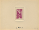 Delcampe - 12195 Marokko: 1947, 2fr. Kasbah, Group Of Nine Epreuve In Differing Colours (partly Some Striated Toning) - Maroc (1956-...)