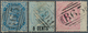 12228 Mauritius: 1863/1879. A Small Selection Of "USED IN RODRIGUES" Including SG 62,4d Rose, SG 85, 8c On - Mauritius (...-1967)