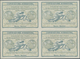 12234 Mauritius: Design "Rome" 1906 International Reply Coupon As Block Of Four 18 C. Of A Rupee Mauritius - Maurice (...-1967)