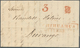 12242 Mexiko: 1839, Folded Letter Cover With Red Double-line Strike FRANCO EN / CHIGUAGUA, To Guadalupe Y - Mexiko