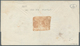 12242 Mexiko: 1839, Folded Letter Cover With Red Double-line Strike FRANCO EN / CHIGUAGUA, To Guadalupe Y - Mexique