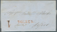 12244 Mexiko: 1844/1851, Lot With 3 Covers: Ornamented Oval CORDOVA On Cover To Puebla, Red Single-line TO - Mexiko