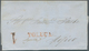 12244 Mexiko: 1844/1851, Lot With 3 Covers: Ornamented Oval CORDOVA On Cover To Puebla, Red Single-line TO - Mexique