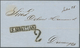 12246 Mexiko: 1849, Folded Letter Cover With Red Boxed PARRAL To Durango Together With 1850 Folded Letter - Mexique