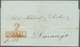 12246 Mexiko: 1849, Folded Letter Cover With Red Boxed PARRAL To Durango Together With 1850 Folded Letter - Mexiko