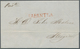 12247 Mexiko: 1854, Complete Folded Letter Cover With Red Double-line FRANQUEADO EN / PAPANTLA To Mexico T - Mexiko