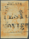 12251 Mexiko: 1865, 2 R Orange "eagle", With Mailing Number 100-1865, District Overprint JALAPA And Sub-nu - Mexiko