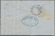 12251A Mexiko: 1865, INCOMING MAIL: France, 80 C Rose Napoleon, Tied By Dot Cancel "LP" And Cds LYON A PARI - Mexiko