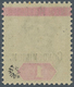 12275 Neue Hebriden: 1908, British Postage Stamps Fiji Islands 1 Sh. With Two-line Black Overprint, In Per - Autres & Non Classés