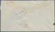 12314 Nicaragua - Dienstmarken: 1900, 5 C Blue And 10 C Violet Justitia, Mixed Franking On Preprinted Offi - Nicaragua