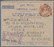 12346 Ostafrikanische Gemeinschaft: 1943, Three Air Mail Letter Cards With Red Value Tablet Of Metermark ' - Afrique Orientale Britannique