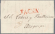 Delcampe - 12359 Peru: 1800/1831, Three Complete Folded Letters With One-liner LIMA (in Black) To Trujillo, TACNA And - Pérou