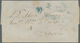 12363 Peru: 1854, Stampless Folded Letter Cover With Blue Single Circle Dater "LIMA / MAI 2 / 54", Along W - Pérou