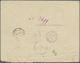 12373 Reunion: 1891, 75 C. Red, 'Allegorie" Overprinted "REUNION" On Front Of A Registered Cover, Extraord - Lettres & Documents