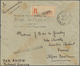 12375 Reunion: 1937, "ROLAND GARROS" Flight, 50c. Red Left Marginal Block Of Four Showing Variety "BOTH LO - Storia Postale