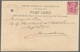 12389 St. Helena: 1901, "P. A. Cronje", Original Signature Of Boer War General Cronje On Ppc "Kent Cottage - St. Helena