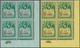12390 St. Helena: 1927, KGV 'Badge Of St. Helena' 1s.6d. Grey/green On Green And 5s. Grey/green On Yellow - Sainte-Hélène