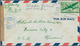 12409A Samoa: 1945, USA, 15 C Brown Carmine Airmail Stamp, Single Franking On Airmail Cover With Machine Ca - Samoa