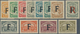 12424 SCADTA - Länder-Aufdrucke: 1923, FRANCE: Colombia Airmail Issue With Black Opt. 'F' Complete Set Of - Flugzeuge