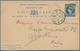 12439 Seychellen: 1893/1902, Group Of 4 Different Stationeries: 6 C Blue QV Psc From SEYCHELLES, NO 11 10, - Seychelles (...-1976)