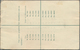 12443 Seychellen: 1916, 12 C Blue KEVII Registered Pse (formate G), Uprated With 6 C Carmine-red KGV, Sent - Seychellen (...-1976)