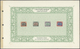 12454 Sudan: 1902/1930 (ca.), Four Printed Pages From Special Presentation Book (probably From UPU Congres - Soudan (1954-...)