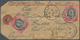 12467 Süd-Nigeria: 1902. Parcel Receipt Tag Addressed To England Bearing Southern Nigeria SG2, 1d Black An - Nigeria (...-1960)